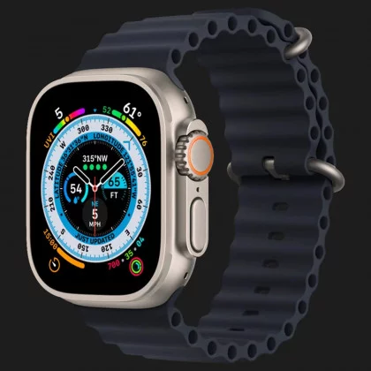 Оригинальный ремешок для Apple Watch 42/44/45/49 mm Ocean Band (Midnight) в Дубно