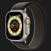 Оригинальный ремешок для Apple Watch 44/45/49 mm Trail Loop (Black/Gray)