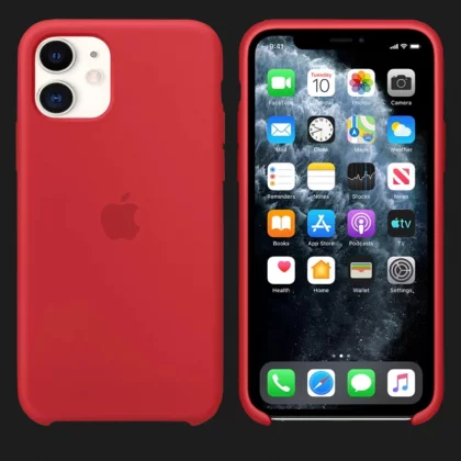 Чехол Silicone Case для iPhone 11 (Original Assembly) (Red)