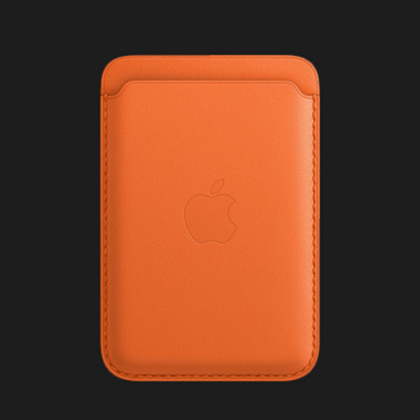 Apple Leather Wallet with MagSafe (Orange) (MPPY3) в Полтаве