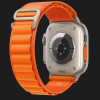 Оригинальный ремешок для Apple Watch 44/45/49 mm Alpine Loop Orange Size S (MQDY3)