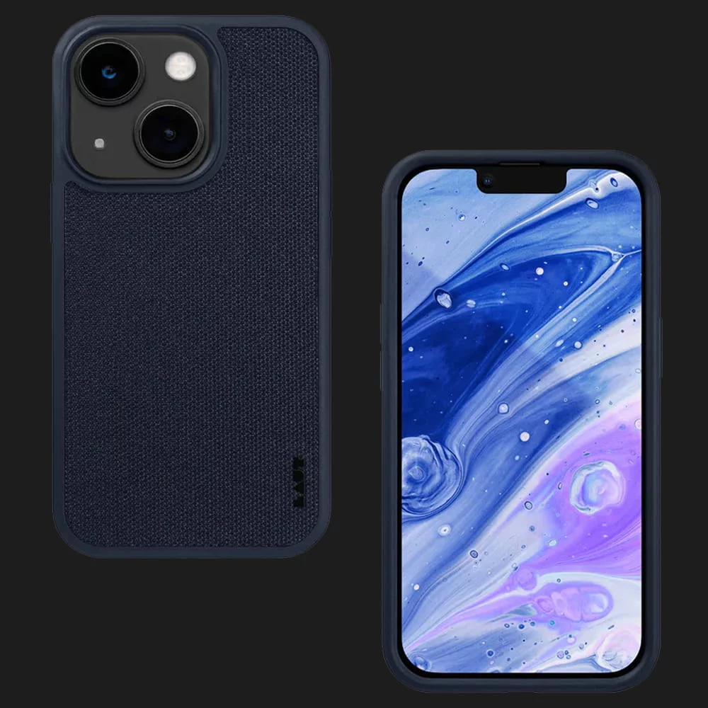 Чехол LAUT Urban MagSafe Cordura для iPhone 14 (Indigo)