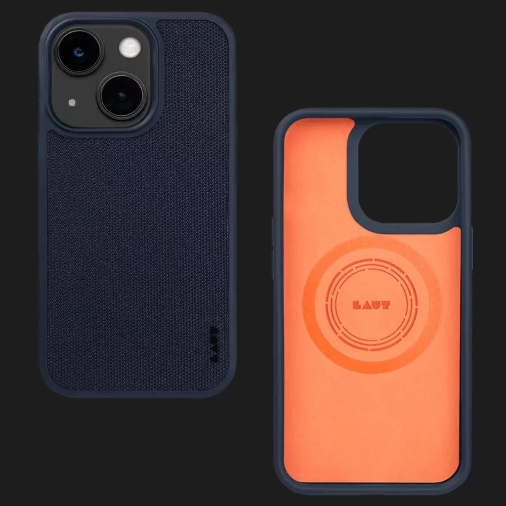 Чехол LAUT Urban MagSafe Cordura для iPhone 14 (Indigo)