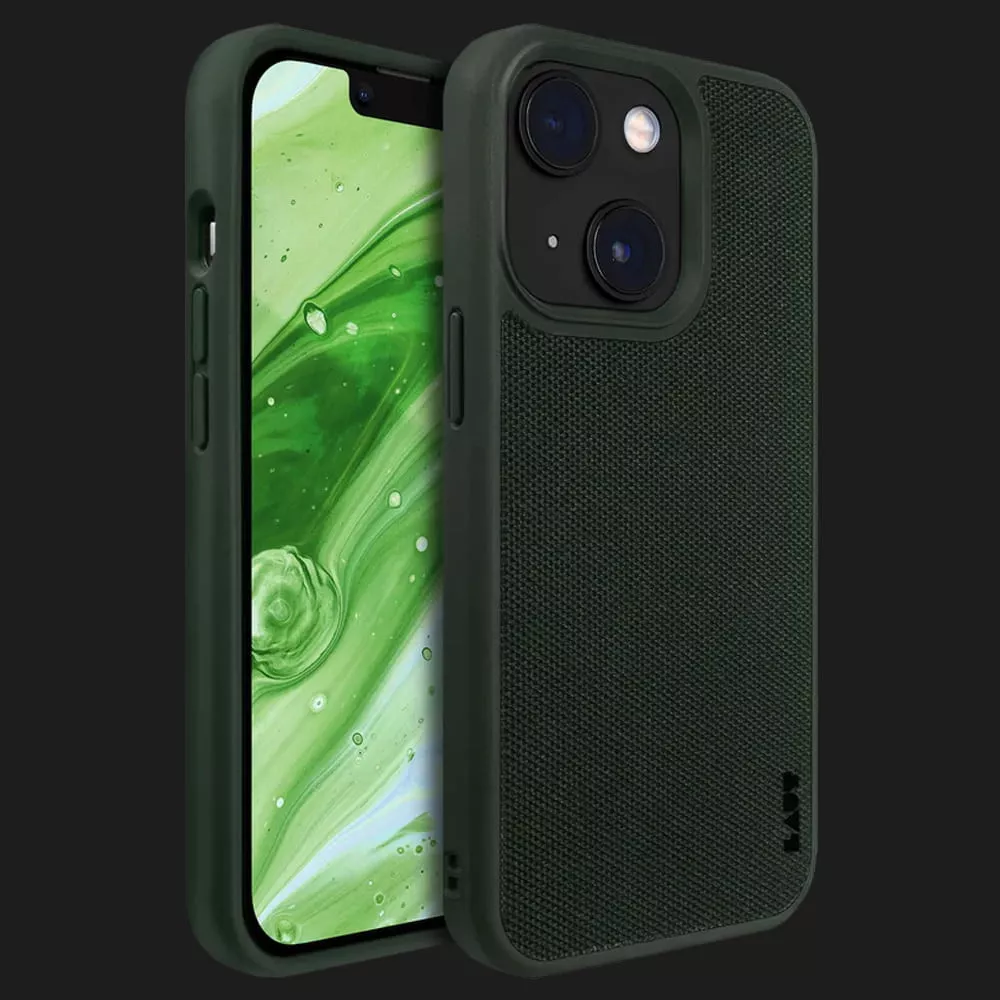Чехол LAUT Urban MagSafe Cordura для iPhone 14 (Olive)