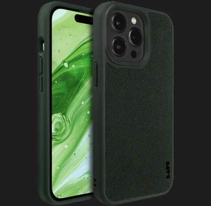 Чехол LAUT Urban MagSafe Cordura для iPhone 14 Pro Max (Olive)