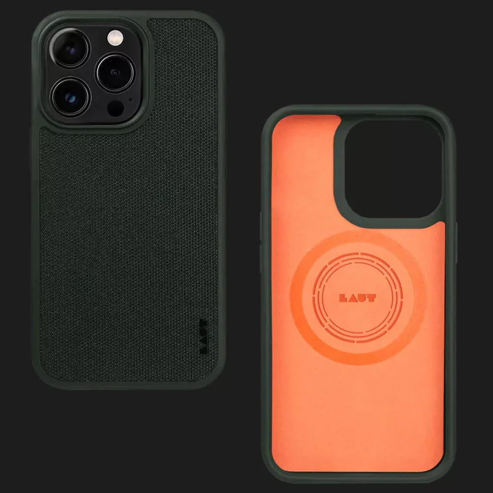 Чехол LAUT Urban MagSafe Cordura для iPhone 14 Pro Max (Olive)