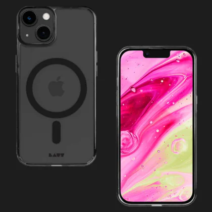 Чехол LAUT Crystal-M with MagSafe для iPhone 14 Plus (Crystal Black) в Нетешине