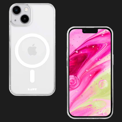 Чохол LAUT Crystal-M with MagSafe для iPhone 14 (Crystal Clear)
