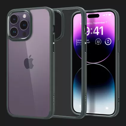 Чохол Spigen Ultra Hybrid для iPhone 14 Pro (Abyss Green) в Києві