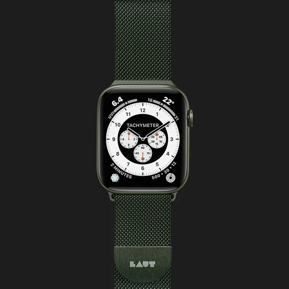 Ремінець LAUT Steel Loop для Apple Watch 44/45/46/49mm (Green)