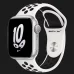 Оригинальный ремешок Apple Nike Sport Band для Apple Watch 42/44/45/49 mm (Summit White/Black) (MPH13)