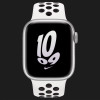 Оригінальний ремінець Apple Nike Sport Band для Apple Watch 42/44/45/49 mm (Summit White/Black) (MPH13)