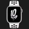 Оригинальный ремешок Apple Nike Sport Band для Apple Watch 42/44/45/49 mm (Summit White/Black) (MPH13)