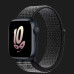 Ремешок Apple Nike Sport Loop для Apple Watch 42/44/45/49 mm (Black/Summit White) (MPJ13)