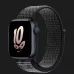 Ремінець Apple Nike Sport Loop для Apple Watch 42/44/45/49 mm (Black/Summit White) (MPJ13)
