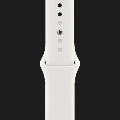 Оригінальний ремінець для Apple Watch 38/40/41 mm Sport Band (White) (MTP52)