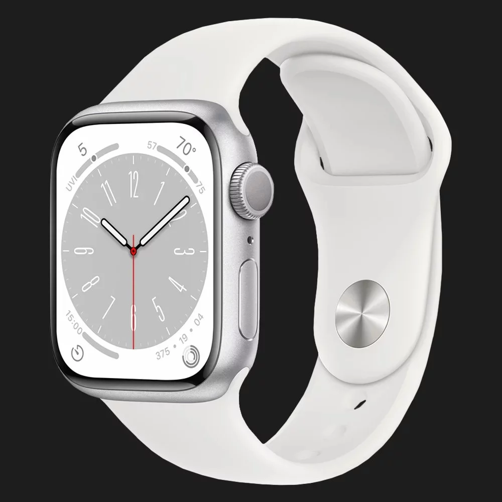 Оригінальний ремінець для Apple Watch 38/40/41/42 mm Sport Band (White) (MTP52)