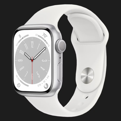 Оригинальный ремешок для Apple Watch 38/40/41 mm Sport Band (White) (MTP52)