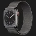 Оригінальний сталевий ремінець Apple Milanese Loop для Apple Watch 42/44/45mm (Graphite) (ML773)