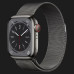 Оригінальний сталевий ремінець Apple Milanese Loop для Apple Watch 38/40/41mm (Graphite) (MTJM3)