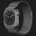 Оригінальний сталевий ремінець Apple Milanese Loop для Apple Watch 38/40/41/42mm (Graphite) (MTJM3)