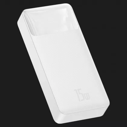 Портативний акумулятор Baseus Bipow Digital Display 10000 mAh, 15W (White)