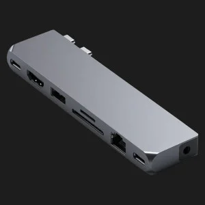 Satechi Aluminum USB-C Pro Hub Max Adapter (ST-UCPHMXM) (Space Gray) в Херсоне