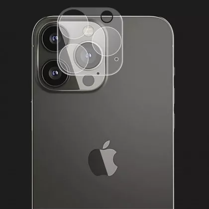 Захисне скло ZK для камери iPhone 14 Pro / 14 Pro Max Full Cover в Бродах