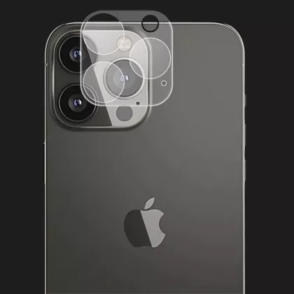 Захисне скло ZK для камери iPhone 13 Pro / 13 Pro Max Full Cover