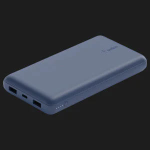 Портативний акумулятор Power Bank Belkin 20000mAh, 15W, Dual USB-A, USB-C (Blue) в Хмельницькому