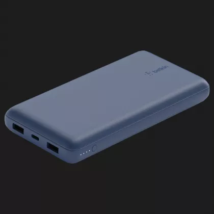 Портативний акумулятор Power Bank Belkin 20000mAh, 15W, Dual USB-A, USB-C (Blue)