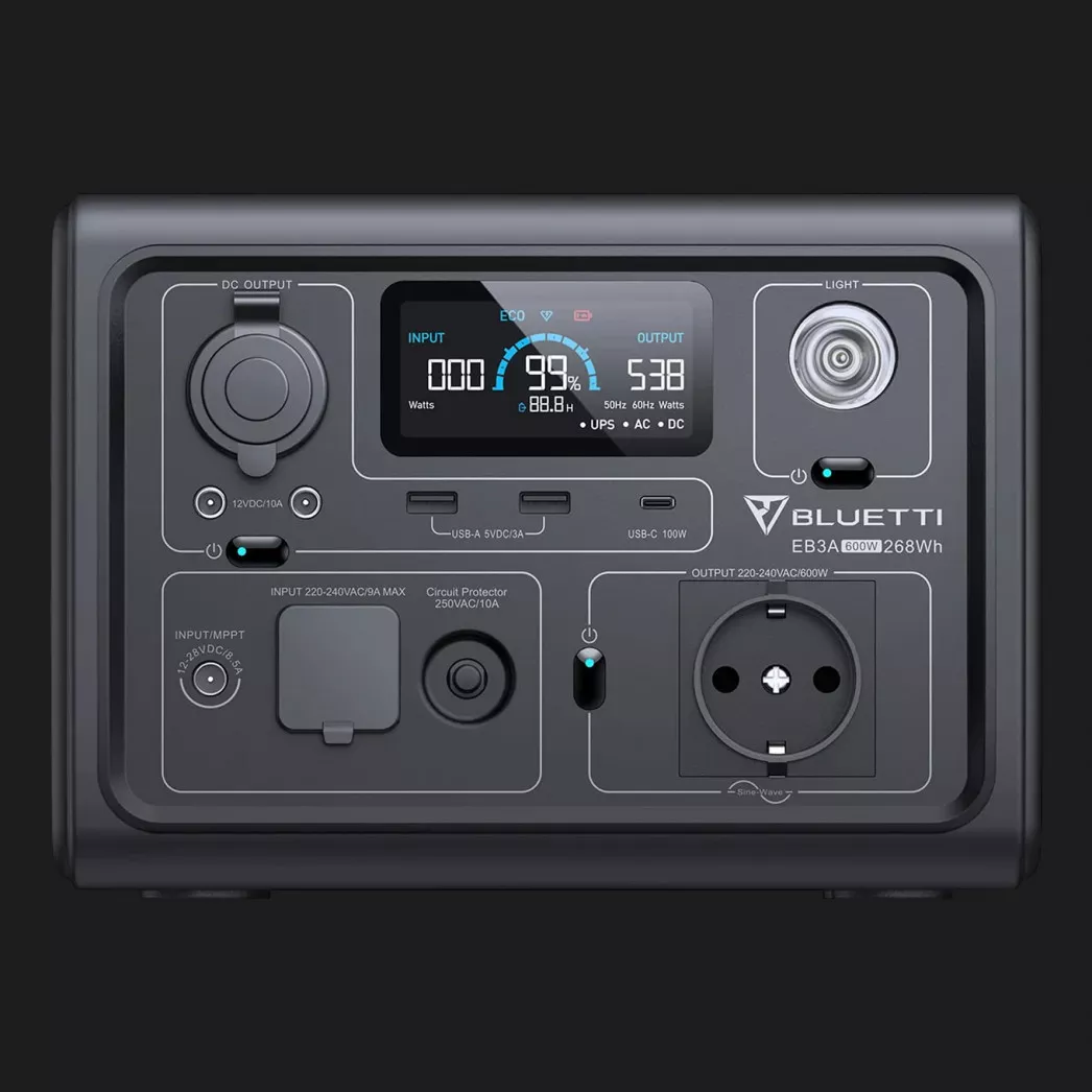 Зарядная станция BLUETTI EB3A 600W (268Wh) (UA)