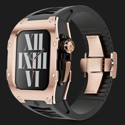 Корпус Golden Concept RST CREPE TITAN with Black Band для Apple Watch 8/7 45mm в Полтаві