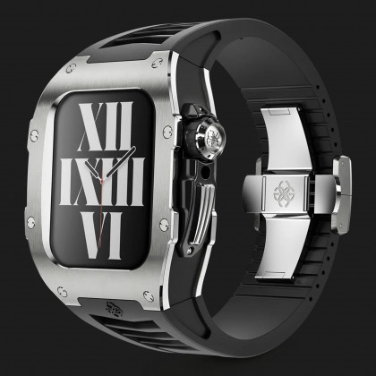 Корпус Golden Concept RST OYAMA TITAN with Black Band для Apple Watch 8/7 45mm в Нововолинську