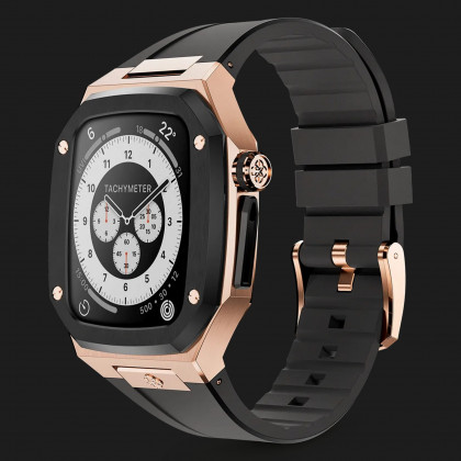 Корпус Golden Concept SP Rose Gold with Black Band для Apple Watch 6/SE 44mm в Вінниці