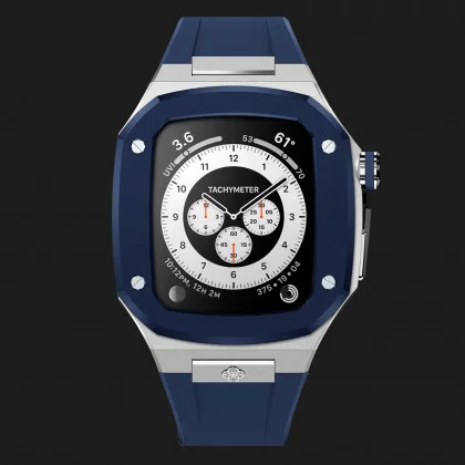 Корпус Golden Concept SP Silver with Blue Band для Apple Watch 6/SE 40mm
