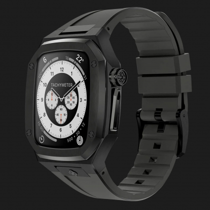 Корпус Golden Concept SP Black with Black Band для Apple Watch 6/SE 44mm в Днепре