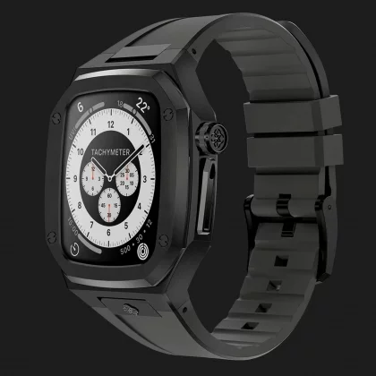 Корпус Golden Concept SP Black with Black Band для Apple Watch 6/SE 44mm