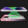 Чехол ITSkins SUPREME R PRISM with MagSafe для iPhone 14/13 (Light Pink / Grey)