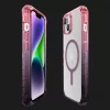 Чехол ITSkins SUPREME R PRISM with MagSafe для iPhone 14/13 (Light Pink / Grey)