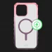 Чехол ITSkins SUPREME R PRISM with MagSafe для iPhone 14 Pro Max (Light Pink / Grey)