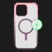 Чохол ITSkins SUPREME R PRISM with MagSafe для iPhone 14 Pro (Light Pink / Grey)