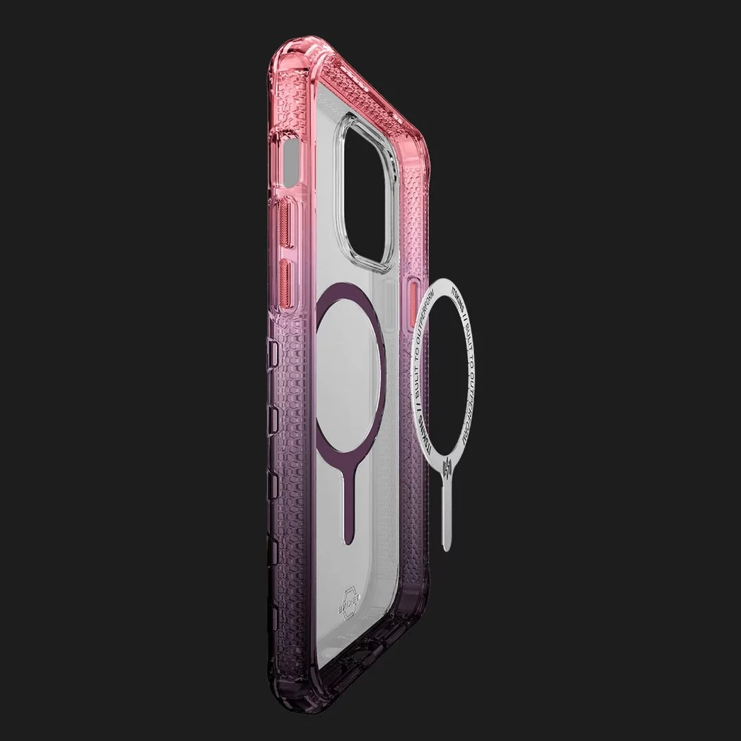 Чохол ITSkins SUPREME R PRISM with MagSafe для iPhone 14 Pro (Light Pink / Grey)