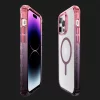 Чохол ITSkins SUPREME R PRISM with MagSafe для iPhone 14 Pro (Light Pink / Grey)