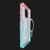 Чехол ITSkins SUPREME R PRISM with MagSafe для iPhone 14 Pro Max (Light Pink / Light Blue)