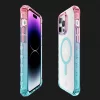 Чехол ITSkins SUPREME R PRISM with MagSafe для iPhone 14 Pro Max (Light Pink / Light Blue)