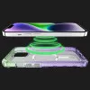 Чохол ITSkins SUPREME R PRISM with MagSafe для iPhone 14/13 (Light Green / Light Purple)