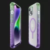 Чехол ITSkins SUPREME R PRISM with MagSafe для iPhone 14/13 (Light Green / Light Purple)