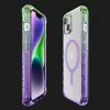 Чохол ITSkins SUPREME R PRISM with MagSafe для iPhone 14/13 (Light Green / Light Purple)
