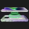 Чехол ITSkins SUPREME R PRISM with MagSafe для iPhone 14 Plus (Light Green / Light Purple)